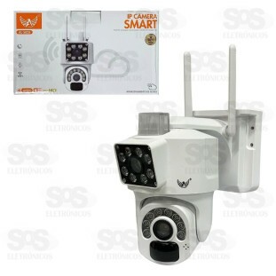 Câmera Dupla de Segurança Inteligente Wi-Fi Altomex AL-S828