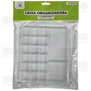 Caixa Organizadora Transparente 20 Divisões Xc-Co-03