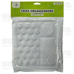 Caixa Organizadora Transparente 23 Divisões Xc-Co-05