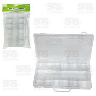 Caixa Organizadora Transparente 12 Divisões Xc-Co-09