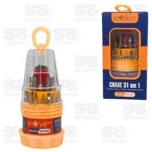 Jogo De Ferramentas Precisão 31 Em 1 Inova Kv-483