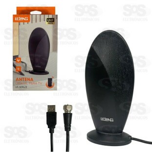 Antena Digital Hdtv 3 Metros Lelong Le-3094-9