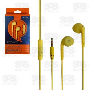 Fone De Ouvido Estéreo Com Microfone Inova Kv-229