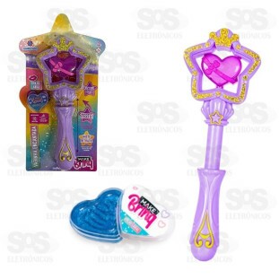 Varinha Encantada Com Brilho Labial Polibrinq Mk31