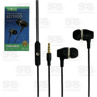 Fone De Ouvido Estéreo Com Microfone Inova Fon-9922