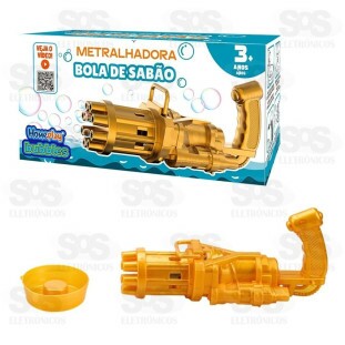 Metralhadora Bola De Sabão Homeplay 1046