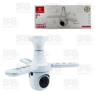 Câmera De Segurança Inteligente Com Lâmpada Kapbom G4-5