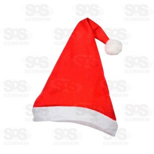 Gorro Papai Noel Cetim Top Natal Gor072