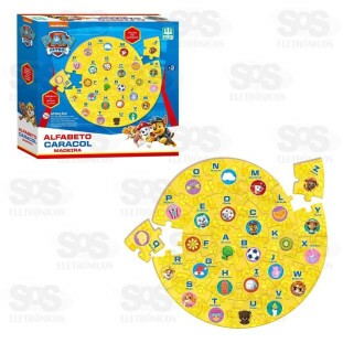 Alfabeto Caracol Patrulha Canina Nig Brinquedos 0689