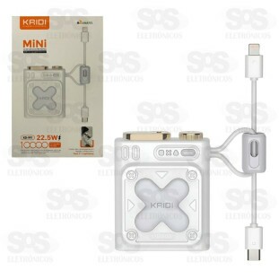 Carga Extra 10.000Mah 2 Interfaces Kaidi Kd-991