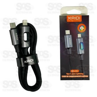 Cabo De Dados Type C Para Iphone 27W 1 Metro Kd-41Cl