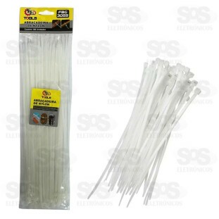 Abraçadeira De Nylon 3,6X300Mm 100 Unidades Fbg 3055