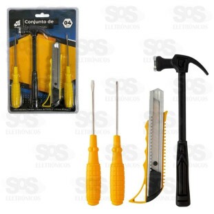 Kit De Ferramentas 4 Unidades Bar-316001-24