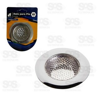 Ralo De Aço Inox Para Pia 5Cm Bar-218001-25