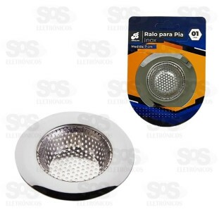 Ralo De Aço Inox Para Pia 7Cm Bar-218006