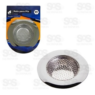 Ralo De Aço Inox Para Pia 11,4Cm Bar-218001-16