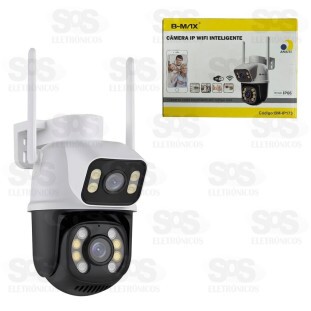 Câmera Dupla De Segurança Inteligente Com Wifi B-Max BM-IP173
