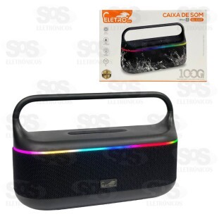 Caixa De Som 1000W Resistente À Água Eletromex EL-1122