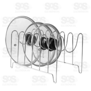 Organizador De Tampas Cromado B-Max BM-F1705