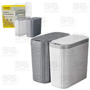 Lixeira Automática 13 Litros Com Sensor De Proximidade B-Max F1339