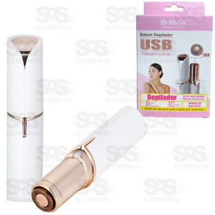 Depilador Batom Facial Recarregável B-Max C070