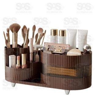 Organizadores de Maquiagem Com Porta Pincéis e Gaveta B-Max F1562