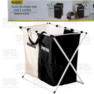 Cesto Para Lavanderia Com Alças e Dobrável B-Max F1320