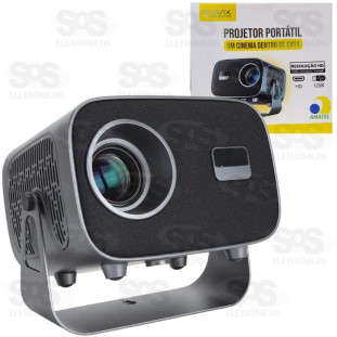 Projetor Portátil De 40 a 160 LED 4000 Lúmens B-Max BM-F1175