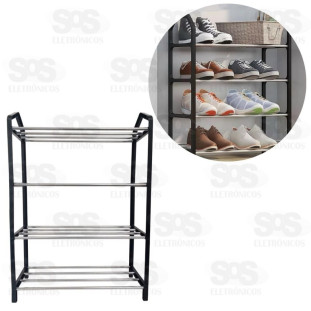 Sapateira Multiuso Desmontável 4 Andares Petrin RD1088