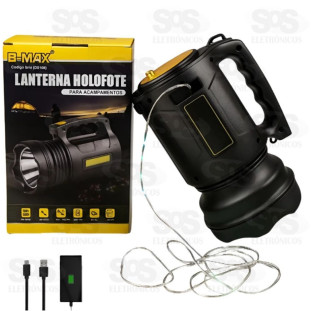 Lanterna Powerbank Com Fita De LED Longo Alcance BM-TD8100