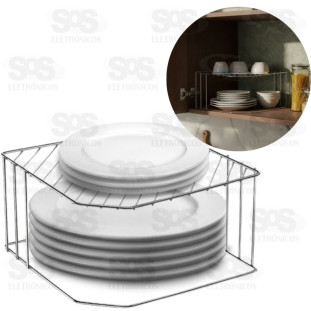 Organizador de Canto Cromado B-Max F1725