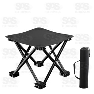 Banco Dobrável Portátil Antiderrapante Para Camping B-Max F1517
