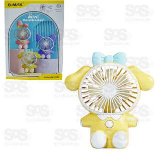 Mini Ventilador de Mesa Personagens B-Max F1741A/F1741B