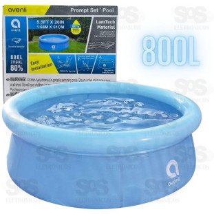Piscina Inflável Redonda 1,68m x 51cm 800 Litros F1142