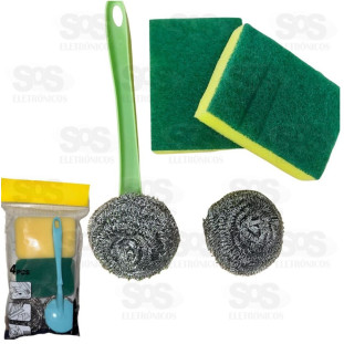 Kit Limpeza 4 Peças B-Max BM-F1491