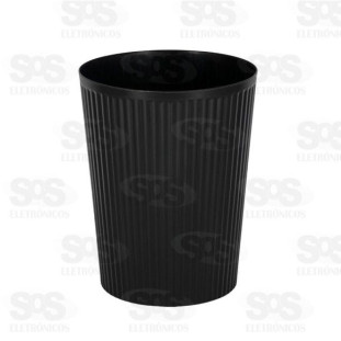 Lixeira Plástica Canaletada 13 Litros BM-F1364