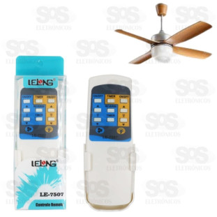 Controle Remoto Para Ventilador De Teto LE-7507
