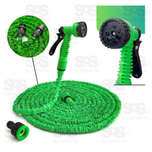 Mangueira 15metros e 7 Jatos Retrátil Expansível Flexível Altomex AL-2965