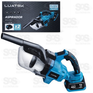Aspirador de Pó Portátil Sem Fio 48v Luatek LWJ-268
