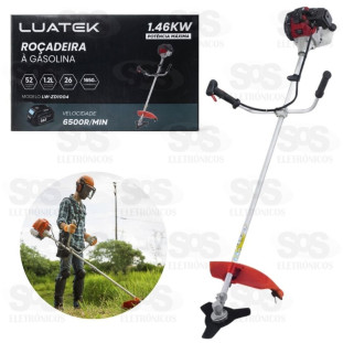 Roçadeira à Gasolina 52cc Profissional 1.46KW Luatek LWJ-ZD1004