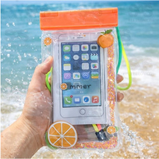 Capa Resistente à Água Cores Variadas Com Glitter Inova KV-294