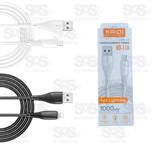Cabo De Carregamento Turbo Iphone 1 Metro Kaidi KD-11A