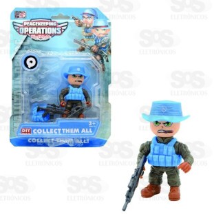 Boneco de Montar Operações Especiais Cartelado Toy King TK-AB8134