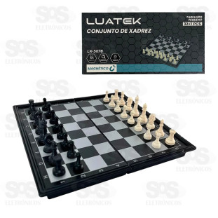 Jogo De Xadrez Magnético 19,5CM LK-5078
