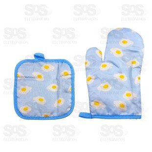 Luva Térmica e Descanso 25x17cm em Tecido 6904