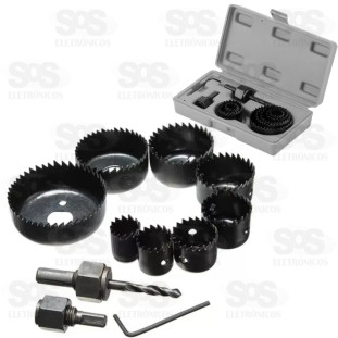 Jogo De Serra Copos 11 Peças Luatek LWJ-2206