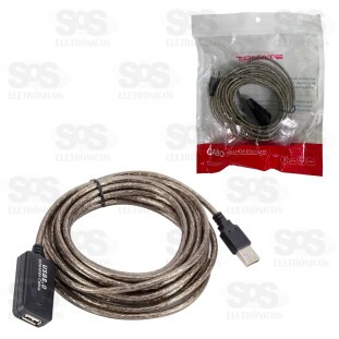 Cabo Extensor USB Macho Para USB Fêmea 10 Metros MCB-026