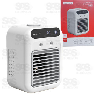 Ventilador De Mesa Recarregável Tomate MLF-018