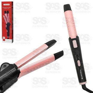 Modelador de Cabelo 2 em1 Bivolt 30W Tomate  MSE-3000