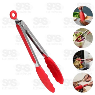 Pegador Multiuso Inox e Silicone 34CM HM-570